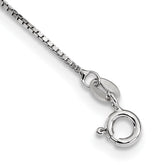 Sterling Silver Pink CZ Heart Necklace with 2in Ext Polished Finish